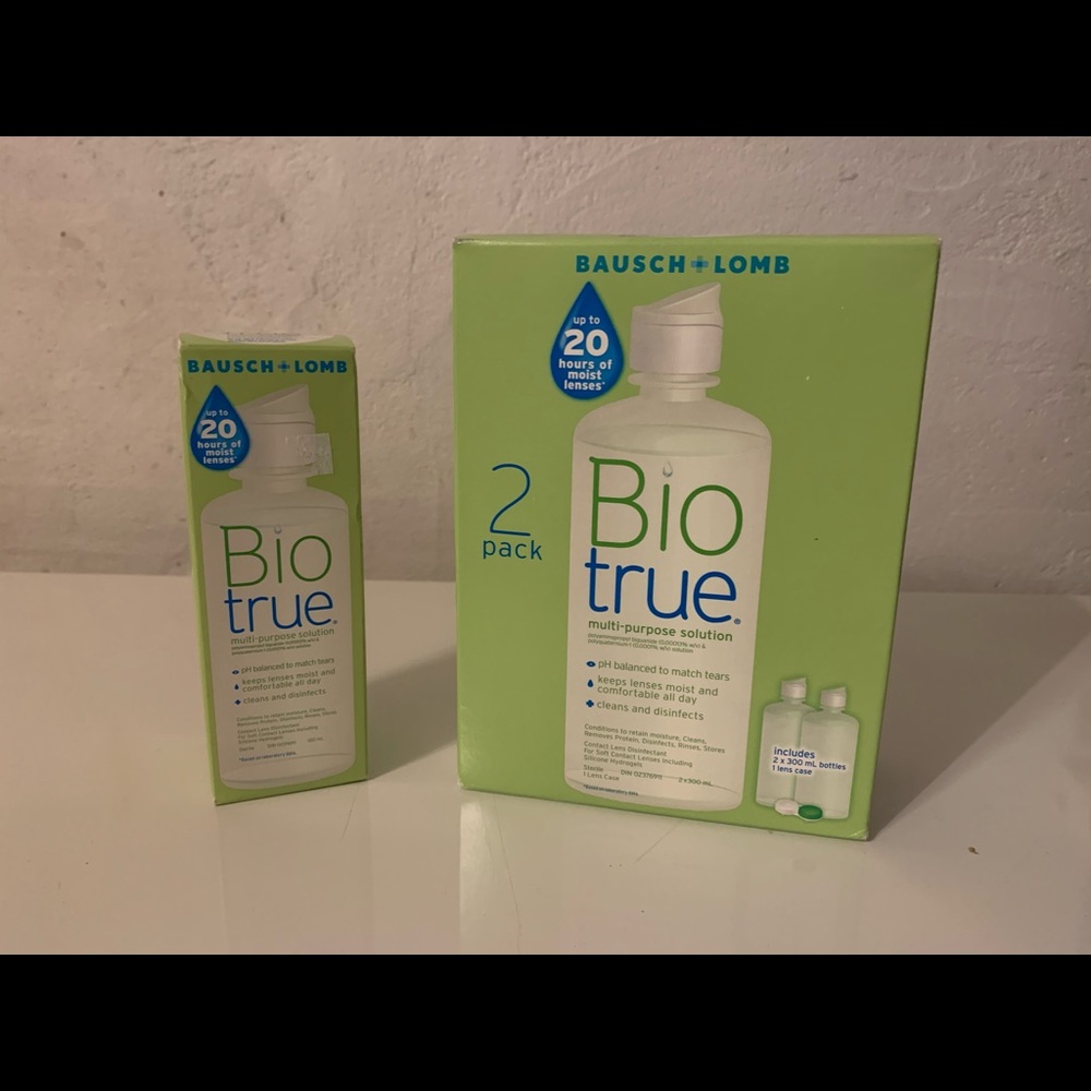 (3) Bio-True Biotrue Contact Solution